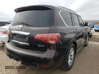 2014 Infiniti QX80 with VIN JN8AZ2NE4E9064236, listed as a Copart auction lot 42871325 with Not provided miles and Non repairable. Bid and sale history available at DreamBid. Image 3.