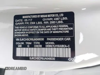 2018 Infiniti QX30 Premium с VIN SJKCH5CR8JA048030, выставлен на аукционе IAAI как лот 41097383 с пробегом 131 820 миль миль и . История ставок и продаж доступна на DreamBid. Изображение 9.