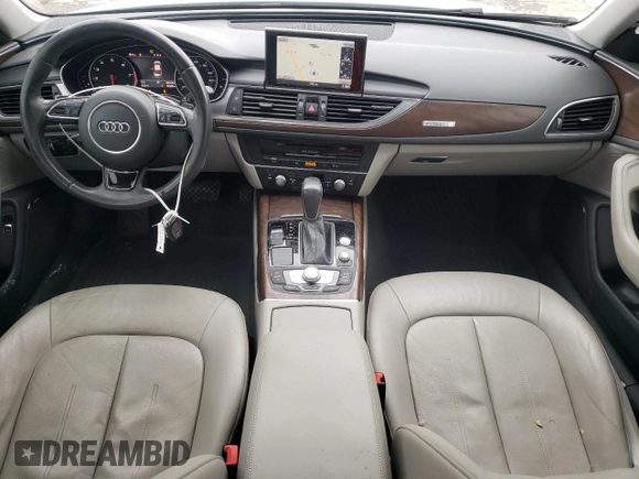 2016 Audi A6 2.0T Premium Plus with VIN WAUGFAFC4GN057364, listed as a Copart auction lot 44379693 with 50,968 mi miles. Bid and sale history available at carsss.com. Image 8.