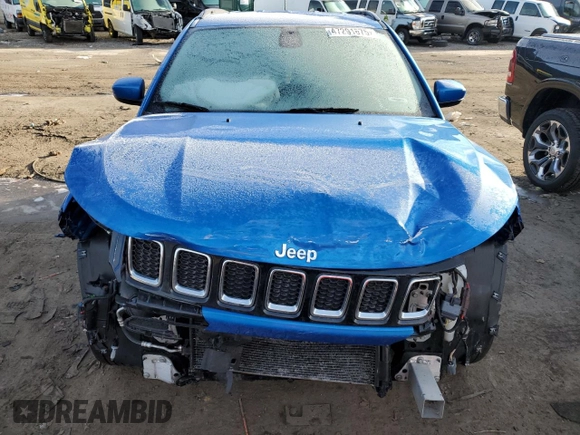 2018 Jeep Compass Latitude with VIN 3C4NJCBB0JT240818, listed as a Copart auction lot 47291675 with 64,679 mi miles and Salvage Title. Bid and sale history available at carsss.com. Image 5.