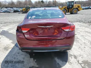 2015 Chrysler 200 C with VIN 1C3CCCCG6FN609625, listed as a Copart auction lot 53061575 with 163,052 mi miles and Salvage Title. Bid and sale history available at DreamBid. Image 6.