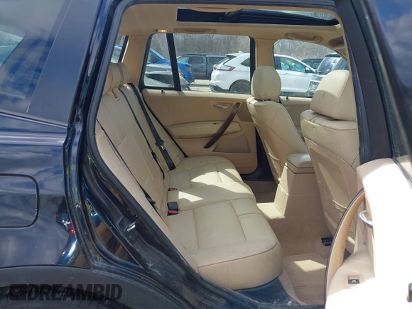 2005 BMW X3 3.0i with VIN WBXPA93425WD18369, listed as a IAAI auction lot 42027042 with 229,224 mi miles. Bid and sale history available at carsss.com. Image 8.
