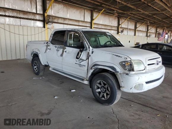 2006 Toyota Tundra Limited with VIN 5TBET38116S505300, listed as a Copart auction lot 60232525 with 275,535 mi miles and Salvage title. Bid and sale history available at DreamBid. Image 4.