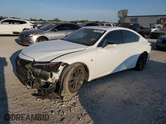 2023 Lexus IS with VIN JTHGZ1B24P5066460, listed as a Copart auction lot 70842564 with 31,280 mi miles and Salvage Title. Bid and sale history available at carsss.com. Image 1.