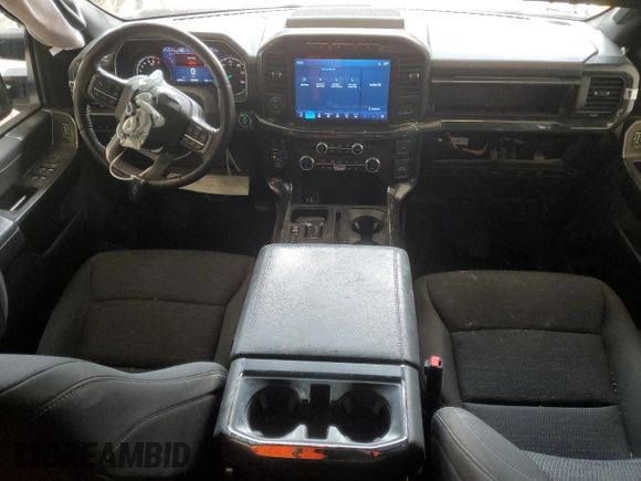 2021 Ford F-150 XL with VIN 1FTFW1E85MKE03933, listed as a Copart auction lot 60513185 with 82,793 mi miles and Salvage title. Bid and sale history available at DreamBid. Image 8.