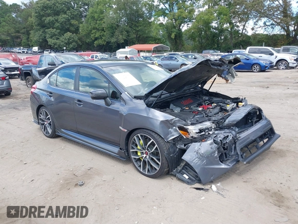 2020 Subaru WRX STI Limited with VIN JF1VA2Y66L9801920, listed as a IAAI auction lot 40388271 with 70,857 mi miles. Bid and sale history available at carsss.com. Image 1.