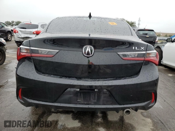 2022 Acura ILX with VIN 19UDE2F36NA000524, listed as a Copart auction lot 68794552 with Not Provided miles. Bid and sale history available at carsss.com. Image 6.