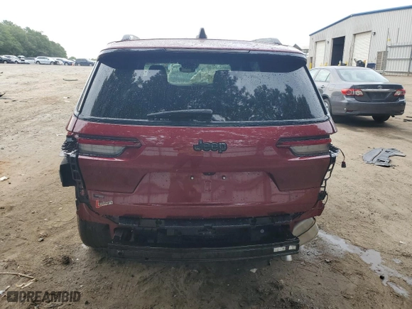 2023 Jeep Grand Cherokee L Laredo with VIN 1C4RJJAG3P8794378, listed as a Copart auction lot 62889134 with 16,994 mi miles and Salvage Title. Bid and sale history available at carsss.com. Image 6.