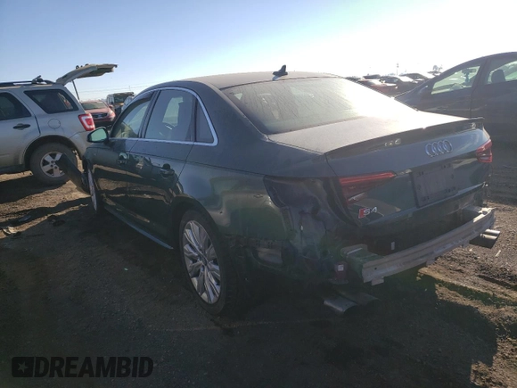 2018 Audi S4 Prestige with VIN WAUC4AF4XJA001313, listed as a Copart auction lot 37717464 with 48,086 mi miles. Bid and sale history available at carsss.com. Image 2.