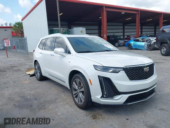 2020 Cadillac XT6 FWD Premium Luxury with VIN 1GYKPCRS6LZ193579, listed as a IAAI auction lot 42367917 with 39,647 mi miles and . Bid and sale history available at DreamBid. Image 1.