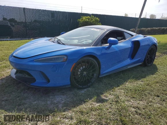 2020 McLaren GT z VIN SBM22GCA8LW000692, wystawiony jako Copart lot #44749324 z przebiegiem 18 911 mil mil oraz Nie do naprawy. Historia ofert i sprzedaży dostępna na DreamBid. Obrazek 1.