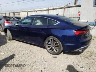 2021 Audi A5 Sportback S line Premium Plus with VIN WAUFACF54MA055379, listed as a Copart auction lot 46419334 with 25,133 mi miles. Bid and sale history available at carsss.com. Image 2.