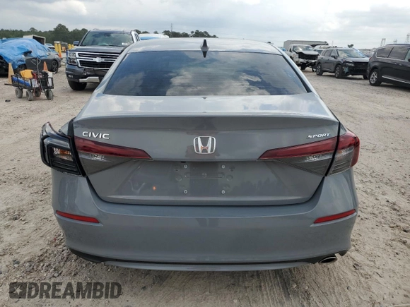 2025 Honda Civic Sport z VIN 2HGFE2F52SH563805, wystawiony jako Copart lot #55654695 z przebiegiem 3 026 mil mil oraz Szkoda całkowita • Salvage title. Historia ofert i sprzedaży dostępna na DreamBid. Obrazek 6.