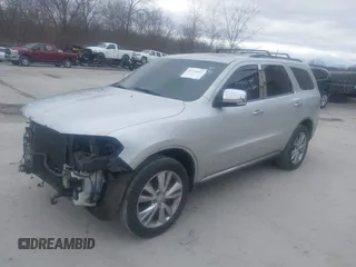 2012 Dodge Durango Citadel with VIN 1C4SDJET5CC211252, listed as a IAAI auction lot 41739657 with 140,296 mi miles and . Bid and sale history available at DreamBid. Image 2.