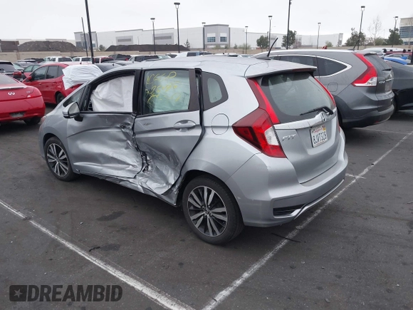 2019 Honda Fit EX with VIN 3HGGK5H87KM711969, listed as a IAAI auction lot 41812459 with 32,490 mi miles and . Bid and sale history available at DreamBid. Image 3.