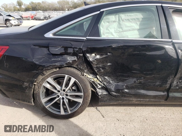 2019 Audi A6 Premium Plus with VIN WAUL2AF26KN051320, listed as a Copart auction lot 64241352 with 92,313 mi miles. Bid and sale history available at carsss.com. Image 9.
