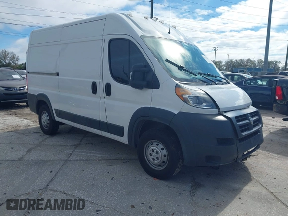 2018 Ram ProMaster Cargo with VIN 3C6TRVCG3JE113109, listed as a IAAI auction lot 41660961 with Not Provided miles and . Bid and sale history available at DreamBid. Image 1.