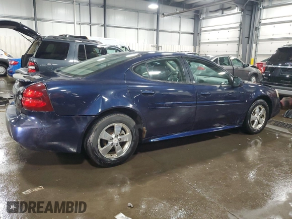 2008 Pontiac Grand Prix z VIN 2G2WP552181107298, wystawiony jako Copart lot #56569695 z przebiegiem 182 162 mil mil oraz Szkoda całkowita • Salvage title. Historia ofert i sprzedaży dostępna na DreamBid. Obrazek 3.