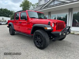 2020 Jeep Gladiator Sport S with VIN 1C6HJTAG7LL126346, listed as a Copart auction lot 64499175 with 147,236 mi miles and Clean title. Bid and sale history available at DreamBid. Image 1.