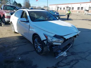 2019 Infiniti Q50 3.0t LUXE with VIN JN1EV7AP4KM510846, listed as a IAAI auction lot 41227412 with 96,222 mi miles. Bid and sale history available at carsss.com. Image 1.