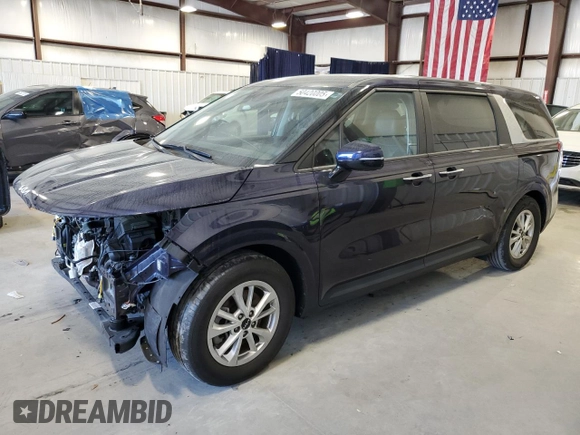 2023 Kia Carnival LX with VIN KNDNB4H33P6266402, listed as a Copart auction lot 50420005 with 33,352 mi miles and Salvage Title. Bid and sale history available at carsss.com. Image 1.