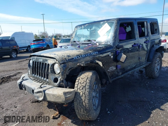 2018 Jeep Wrangler Unlimited Rubicon Recon with VIN 1C4HJWFG1JL915740, listed as a IAAI auction lot 41965305 with 73,035 mi miles and . Bid and sale history available at DreamBid. Image 19.