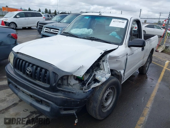 2002 Toyota Tacoma z VIN 5TENL42N02Z099046, wystawiony jako IAAI lot #41774946 z przebiegiem 189 134 mil mil oraz . Historia ofert i sprzedaży dostępna na DreamBid. Obrazek 2.
