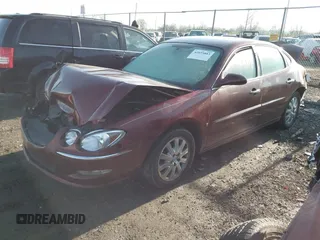 2009 Buick LaCrosse CXL with VIN 2G4WD582991270830, listed as a IAAI auction lot 42035883 with 154,879 mi miles. Bid and sale history available at carsss.com. Image 18.