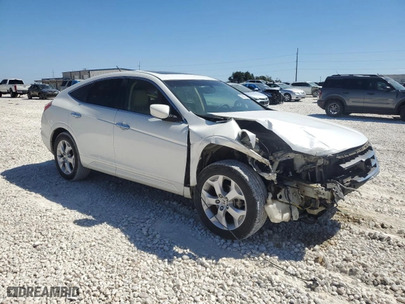 2010 Honda Accord Crosstour EX-L with VIN 5J6TF2H51AL011431, listed as a Copart auction lot 75486454 with 186,433 mi miles and Salvage Title. Bid and sale history available at carsss.com. Image 4.
