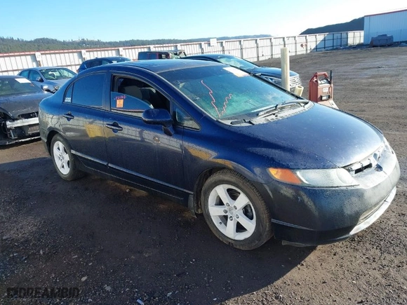 2007 Honda Civic Sdn EX with VIN 1HGFA16817L085709, listed as a IAAI auction lot 41706808 with 177,554 mi miles. Bid and sale history available at carsss.com. Image 1.
