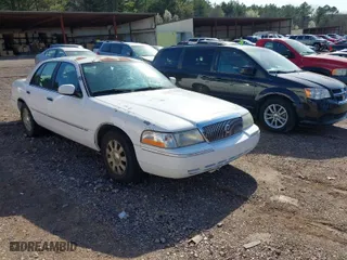 2004 Mercury Grand Marquis LS Premium with VIN 2MEFM75W34X637362, listed as a IAAI auction lot 41747983 with 255,454 mi miles. Bid and sale history available at carsss.com. Image 1.