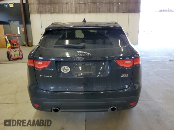 2017 Jaguar F-Pace 35t Premium with VIN SADCJ2BV5HA097625, listed as a Copart auction lot 52091325 with 88,614 mi miles and Salvage Title. Bid and sale history available at DreamBid. Image 6.