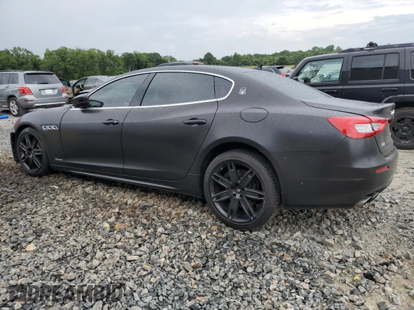 2017 Maserati Quattroporte z VIN ZAM56RRL0H1199204, wystawiony jako Copart lot #60826134 z przebiegiem 45 765 mil mil oraz Szkoda całkowita • Salvage title. Historia ofert i sprzedaży dostępna na DreamBid. Obrazek 2.