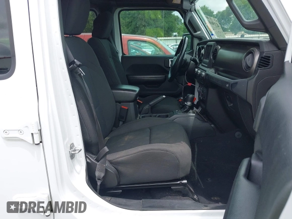 2019 Jeep Wrangler Unlimited Sport S with VIN 1C4HJXDN3KW689739, listed as a IAAI auction lot 42358604 with 73,271 mi miles and . Bid and sale history available at DreamBid. Image 5.