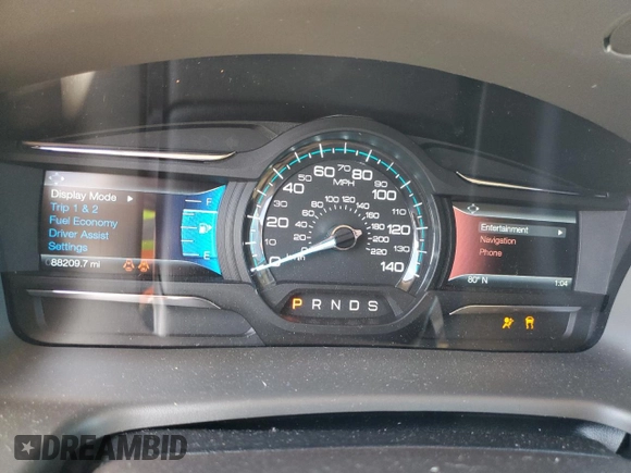 2015 Ford Flex SEL with VIN 2FMGK5C87FBA20904, listed as a Copart auction lot 48065785 with 88,209 mi miles and Salvage Title. Bid and sale history available at carsss.com. Image 9.