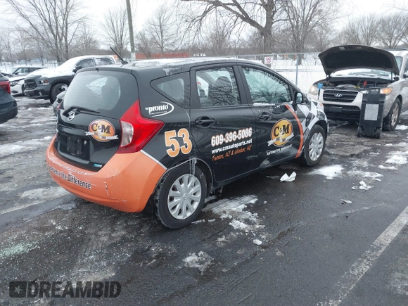 2014 Nissan Note S with VIN 3N1CE2CP7EL401044, listed as a IAAI auction lot 41397867 with 219,771 mi miles and . Bid and sale history available at DreamBid. Image 4.
