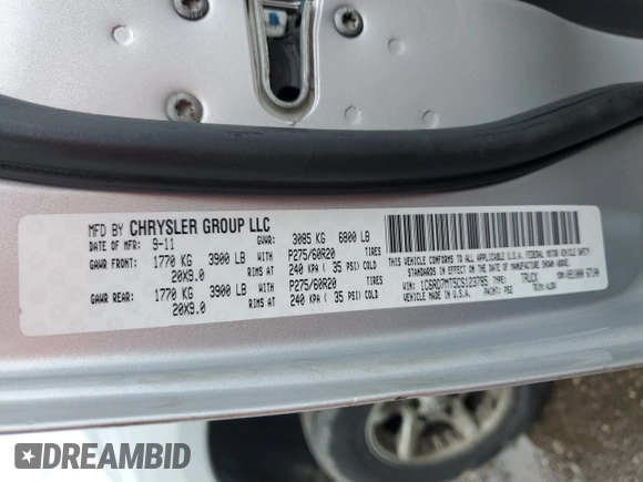 2012 Ram 1500 Sport with VIN 1C6RD7MT5CS123785, listed as a Copart auction lot 53954625 with 180,524 mi miles and Salvage title. Bid and sale history available at DreamBid. Image 13.