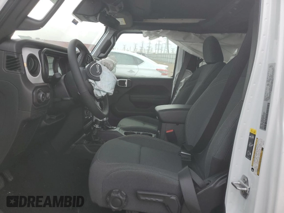 2025 Jeep Wrangler Sport S with VIN 1C4PJXDN9SW531241, listed as a Copart auction lot 51460975 with Not provided miles and Salvage title. Bid and sale history available at DreamBid. Image 7.