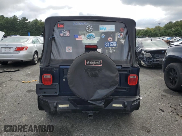 2006 Jeep Wrangler SE with VIN 1J4FA29126P717301, listed as a Copart auction lot 72026964 with 36,154 mi miles and Clean Title. Bid and sale history available at carsss.com. Image 6.