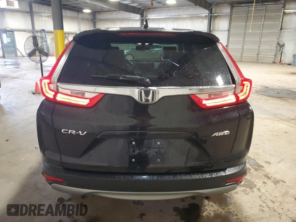 2017 Honda CR-V EX-L with VIN 2HKRW2H80HH658234, listed as a Copart auction lot 54059045 with 59,810 mi miles and Salvage Title. Bid and sale history available at carsss.com. Image 6.