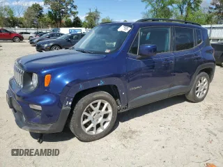 2019 Jeep Renegade Latitude z VIN ZACNJABBXKPJ75373, wystawiony jako Copart lot #52860995 z przebiegiem 80 059 mil mil oraz Szkoda całkowita • Salvage title. Historia ofert i sprzedaży dostępna na DreamBid. Obrazek 1.