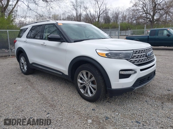 2024 Ford Explorer Limited with VIN 1FMSK8FH0RGA28427, listed as a IAAI auction lot 42017689 with 30,222 mi miles. Bid and sale history available at carsss.com. Image 1.