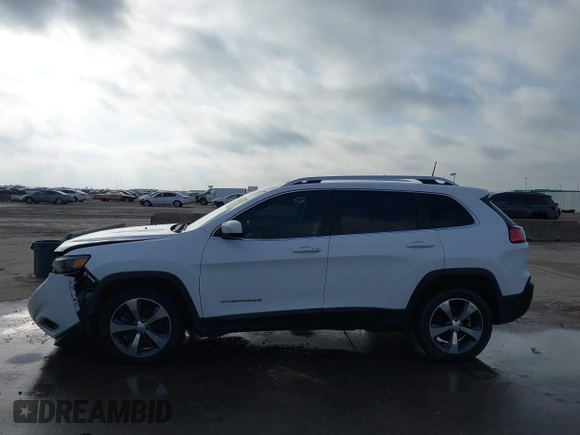 2019 Jeep Cherokee Limited with VIN 1C4PJLDB0KD487835, listed as a IAAI auction lot 41504135 with 79,394 mi miles and . Bid and sale history available at DreamBid. Image 14.