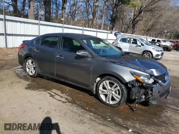 2017 Nissan Altima SL with VIN 1N4BL3AP8HC132372, listed as a Copart auction lot 43063315 with 114,862 mi miles and Salvage title. Bid and sale history available at DreamBid. Image 4.