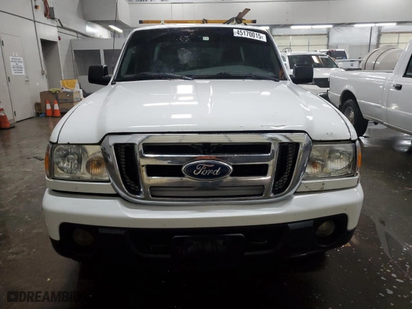 2009 Ford Ranger XLT with VIN 1FTZR45E09PA61054, listed as a Copart auction lot 45170015 with 213,722 mi miles and Salvage Title. Bid and sale history available at carsss.com. Image 5.