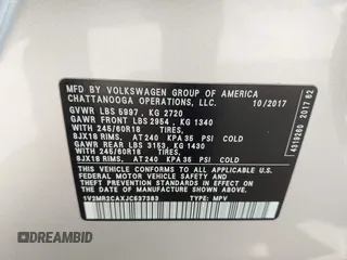 2018 Volkswagen Atlas SEL with VIN 1V2MR2CAXJC537383, listed as a IAAI auction lot 42353413 with 121,626 mi miles and . Bid and sale history available at DreamBid. Image 9.