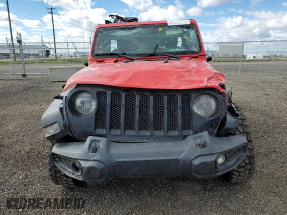 2022 Jeep Wrangler Unlimited Sport S with VIN 1C4HJXDG2NW133492, listed as a Copart auction lot 68730984 with Not provided miles and Clean title. Bid and sale history available at DreamBid. Image 5.