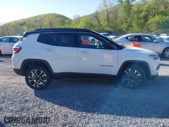 2023 Jeep Compass (RED) Edition with VIN 3C4NJDCN5PT565844, listed as a IAAI auction lot 42135243 with 33,297 mi miles and . Bid and sale history available at carsss.com. Image 13.