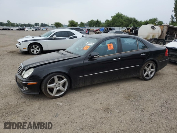 2009 Mercedes-Benz E-Class Sport 5.5L with VIN WDBUF72X39B391020, listed as a Copart auction lot 68031874 with 204,134 mi miles and Non Repairable. Bid and sale history available at carsss.com. Image 1.