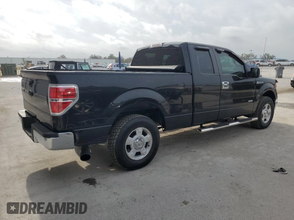 2011 Ford F-150 XL with VIN 1FTFX1CT1BFA69667, listed as a Copart auction lot 47744355 with 176,779 mi miles and Salvage Title. Bid and sale history available at carsss.com. Image 3.